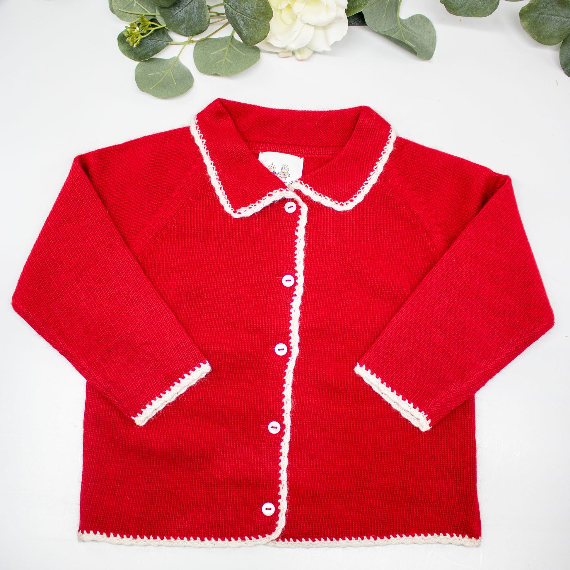 BABY CROCHET EDGE CARDIGAN-3