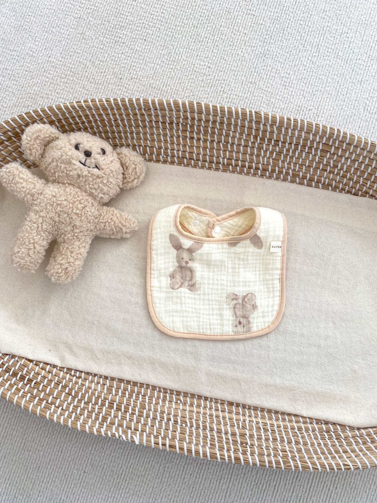 Adorable Cartoon U-Shaped Cotton Drool Cloth Muslin Bib-8